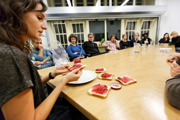 OpenLab 'Learning by Teaching' at DasArts, Amsterdam Performance 'Second Choice' by Maria Kefirova.